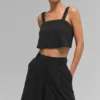 Camiseta de tirantes corta Dreamscape - Negro