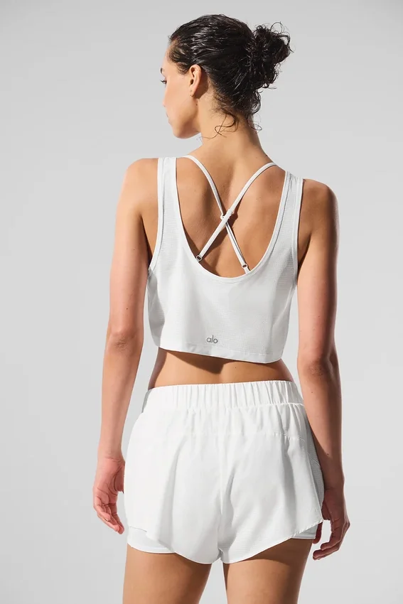 Camiseta de tirantes corta Sport Star - Blanco