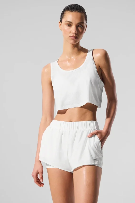 Camiseta de tirantes corta Sport Star - Blanco
