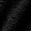 Camiseta de tirantes de cachemira transparente - Negro