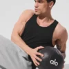 Camiseta de tirantes de modal de uso diario - Negro