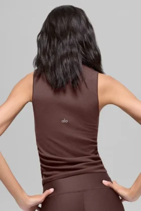 Camiseta de tirantes En Pointe – Brownstone