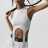 Camiseta de tirantes Flaunt de tejido acanalado de Bienestar - Blanco