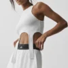 Camiseta de tirantes Flaunt de tejido acanalado de Bienestar - Blanco