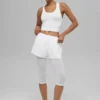 Camiseta de tirantes Front Runner de malla - Blanca