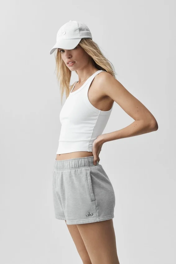Camiseta de tirantes Goddess Ribbed Go-To - Blanco