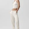 Camiseta de tirantes Goddess Ribbed Go-To - Marfil