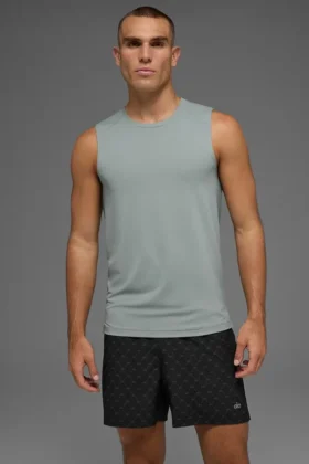 Camiseta de tirantes Idol Muscle - Gris lunar