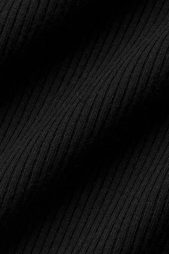 Camiseta de tirantes Prosper acanalada - Negro