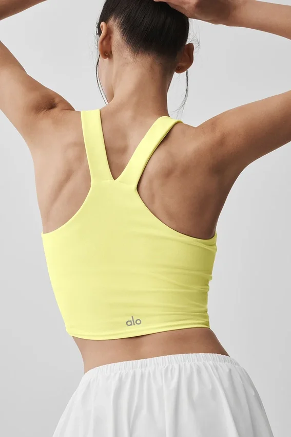 Camiseta de tirantes Real Bra con sostén integrado Airbrush - Sunshine