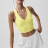 Camiseta de tirantes Real Bra con sostén integrado Airbrush - Sunshine