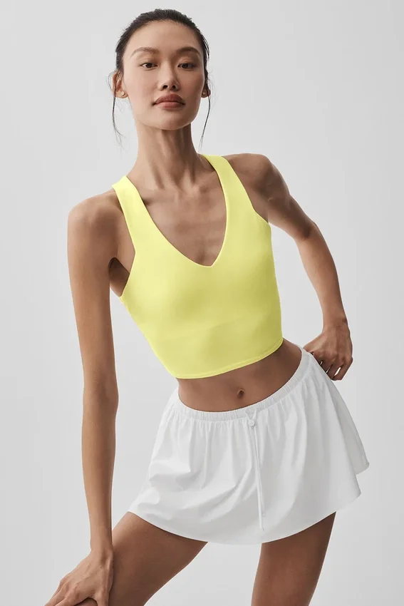 Camiseta de tirantes Real Bra con sostén integrado Airbrush - Sunshine