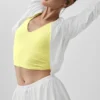 Camiseta de tirantes Real Bra con sostén integrado Airbrush - Sunshine