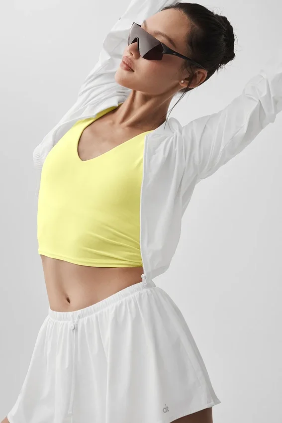 Camiseta de tirantes Real Bra con sostén integrado Airbrush - Sunshine