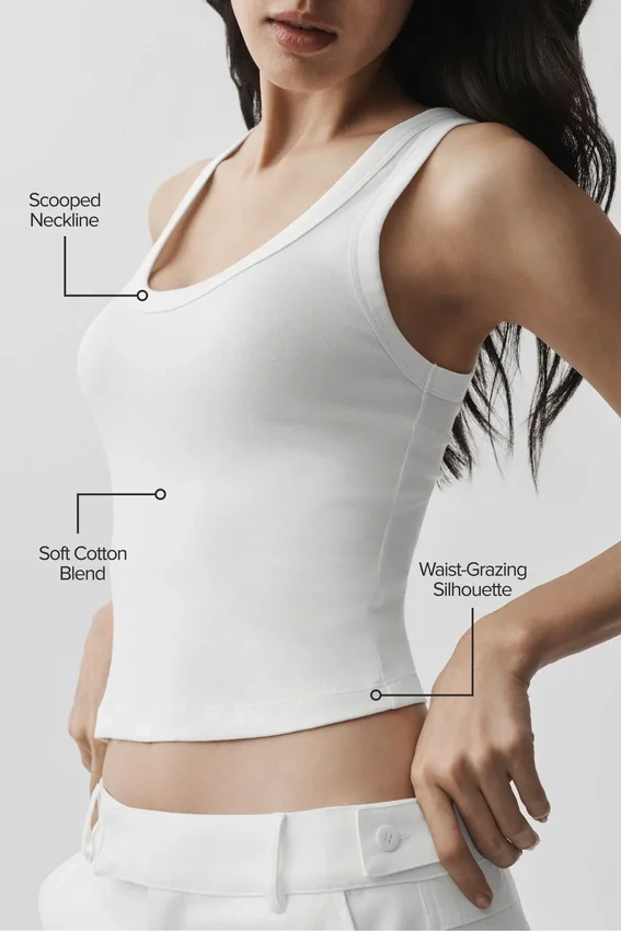 Camiseta de tirantes Timeless - Blanco