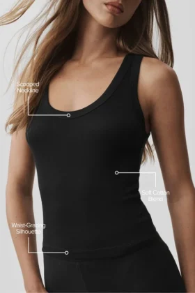 Camiseta de tirantes Timeless – Negro