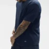 Camiseta Essential de manga corta estilo urbano - Azul marino