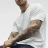 Camiseta Essential de manga corta estilo urbano - Blanco