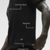 Camiseta Essential de manga corta para la calle - Negro