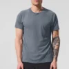 Camiseta Raglan de Triumph - Gris acero