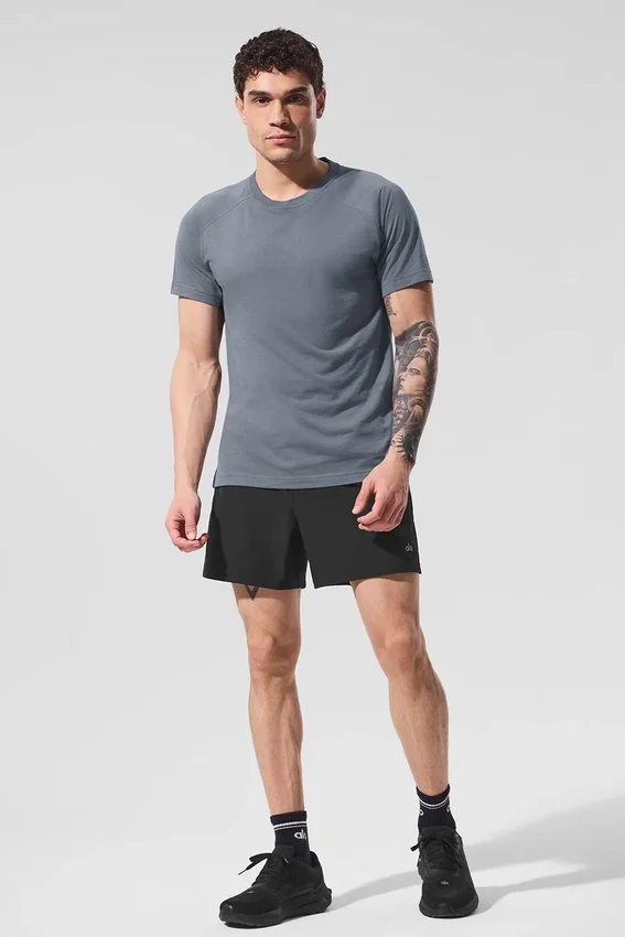 Camiseta Raglan de Triumph - Gris acero