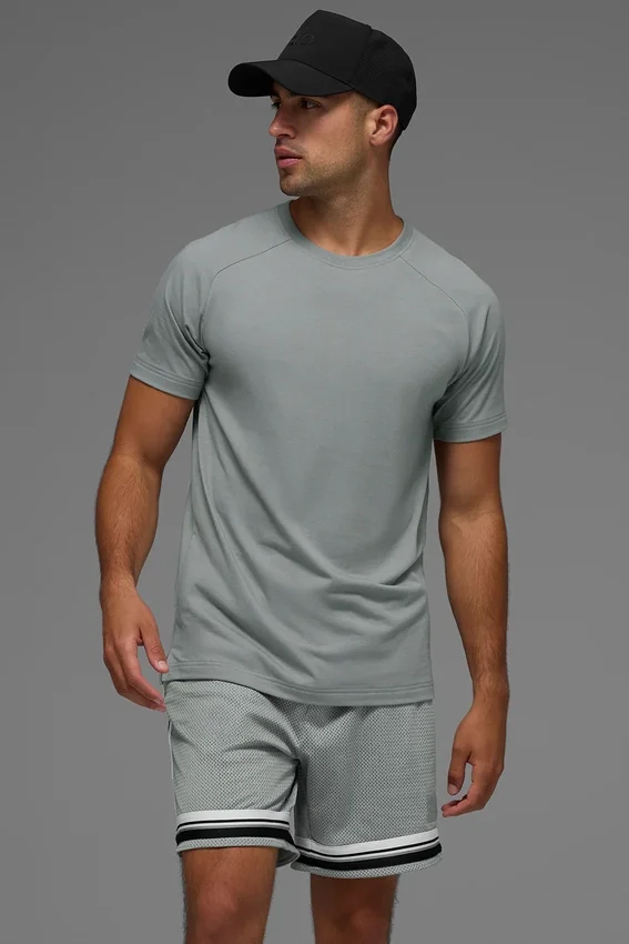 Camiseta Raglan de Triumph - Gris Lunar