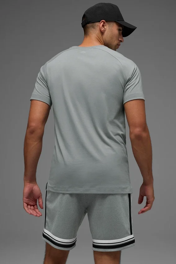 Camiseta Raglan de Triumph - Gris Lunar