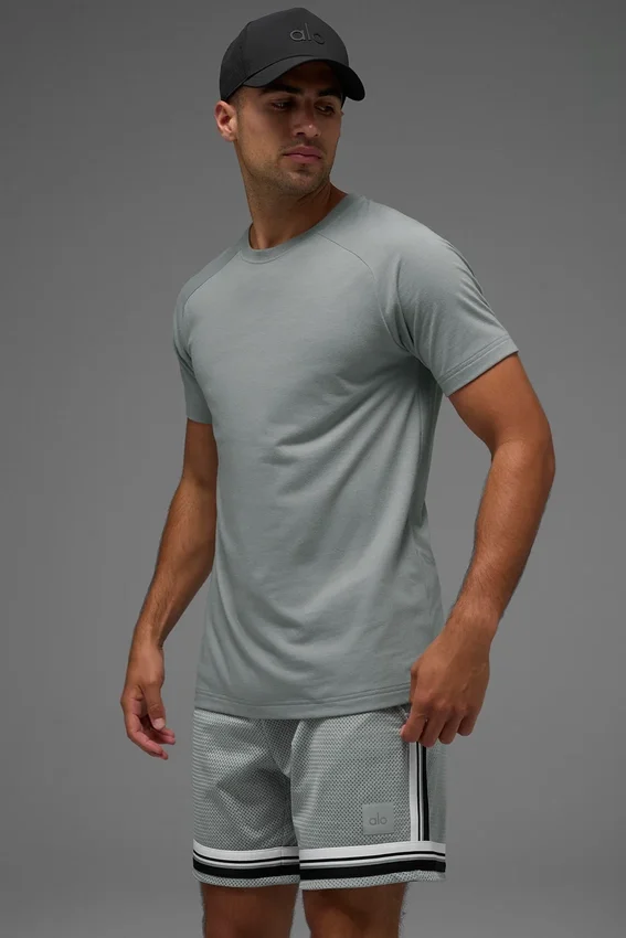 Camiseta Raglan de Triumph - Gris Lunar