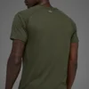 Camiseta Raglan de Triumph - Verde oliva