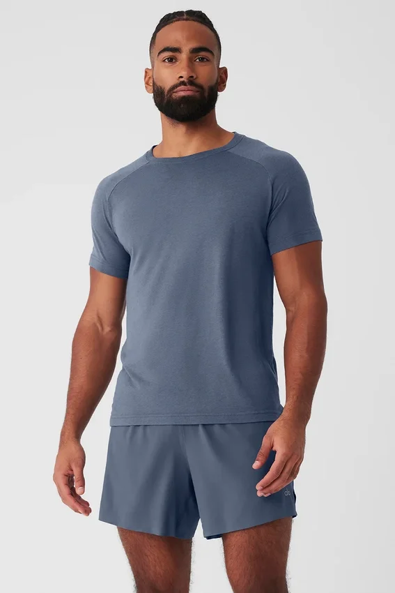 Camiseta raglán Triumph - Bluestone