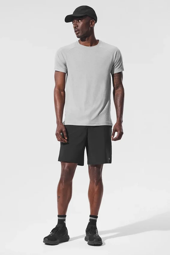 Camiseta raglán Triumph - Gris jaspeado deportivo