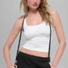 Camiseta sin mangas Alo Softsculpt Precision - Blanco