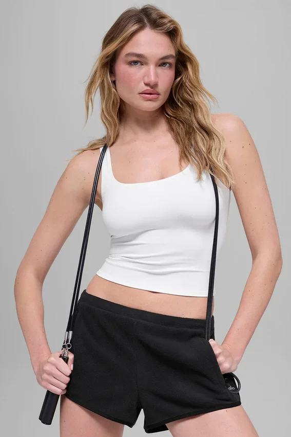 Camiseta sin mangas Alo Softsculpt Precision - Blanco