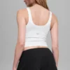 Camiseta sin mangas Alo Softsculpt Precision - Blanco