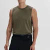 Camiseta sin mangas Alo Vapor Muscle Tank - Olive Tree