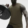 Camiseta sin mangas Alo Vapor Muscle Tank - Olive Tree