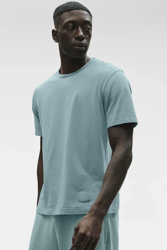Camiseta urbana de manga corta Essential - Desert Sage