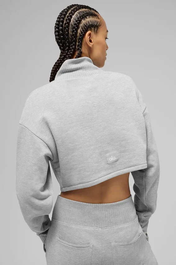 Capa corta Serenity - Gris jaspeado deportivo
