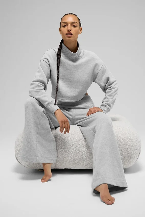 Capa corta Serenity - Gris jaspeado deportivo