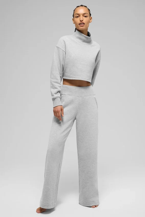 Capa corta Serenity - Gris jaspeado deportivo