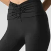 Capri Divine High-Waist Airlift con malla - Negro
