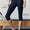 Capri elegante High-Waist Airlift - Azul marino