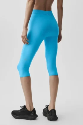 Capri High-Waist Alosoft Iconic 90’S – Azul celeste