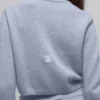 Cardigan corto de lana y cachemira New Class - Winter Frost