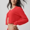 Cardigan de jersé Supernatural - Rojo brillante