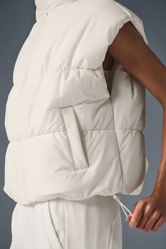 Chaleco acolchado Incline - Marfil