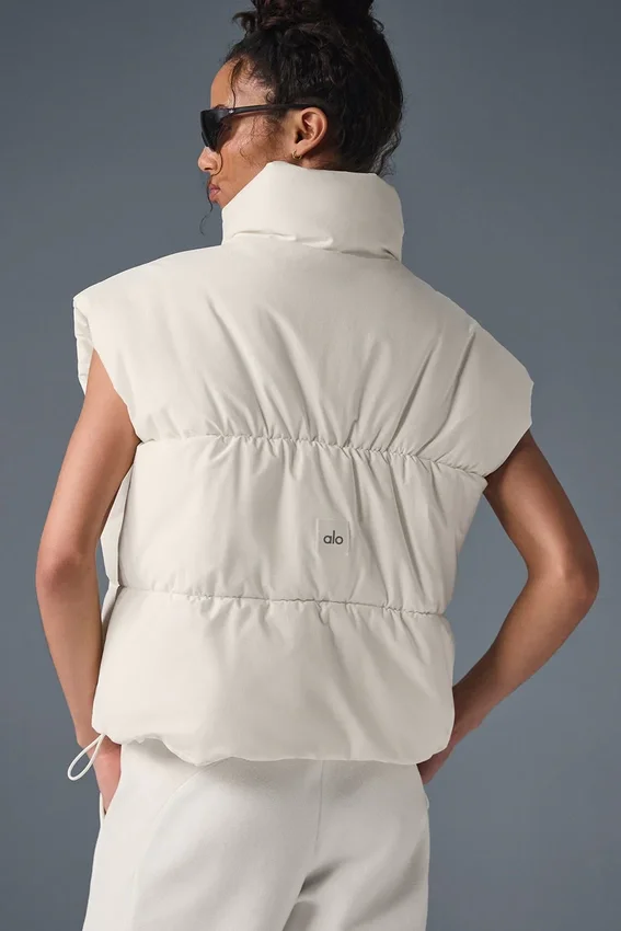 Chaleco acolchado Incline - Marfil