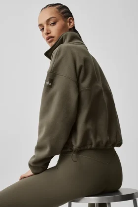 Chaleco de forro polar Retreat – Olive Tree