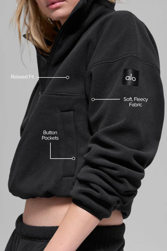 Chaleco Polar Fleece Retreat - Negro