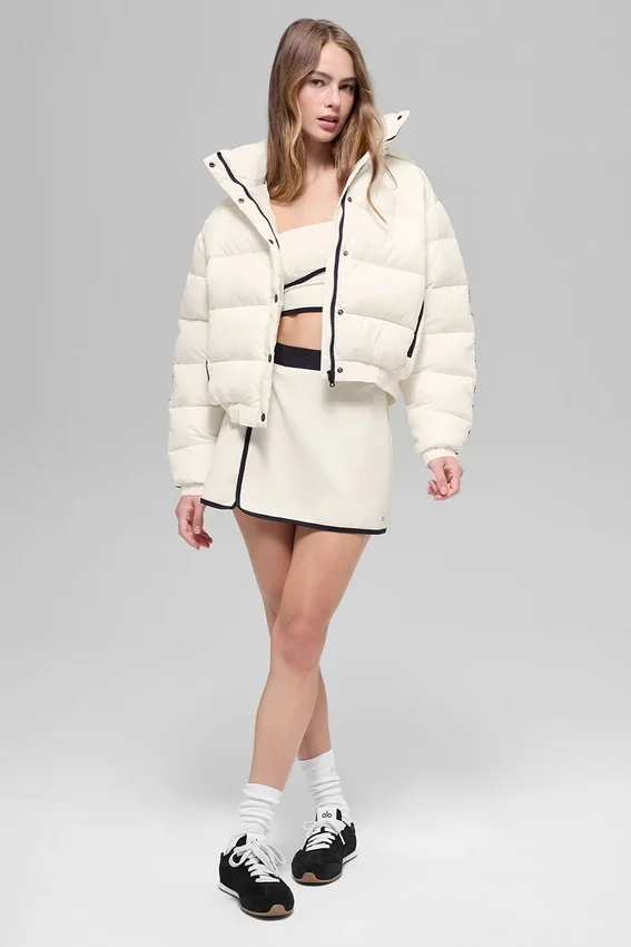 Chaqueta acolchada Aspen Love - Marfil